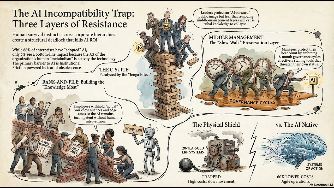 Ловушка несовместимости ИИ: почему традиционные предприятия не могут адаптироваться