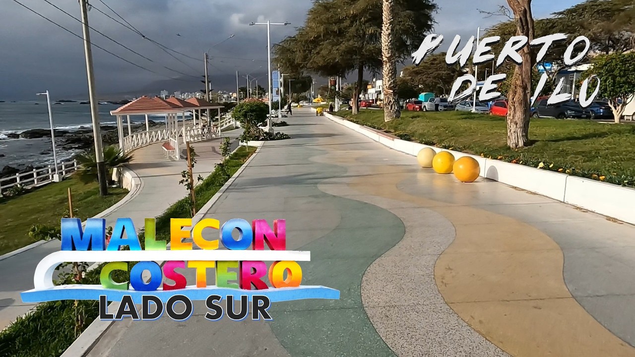 🇵🇪 LADO SUR del MALECÓN COSTERO en ILO - PERÚ. Así quedó después de su remodelación.