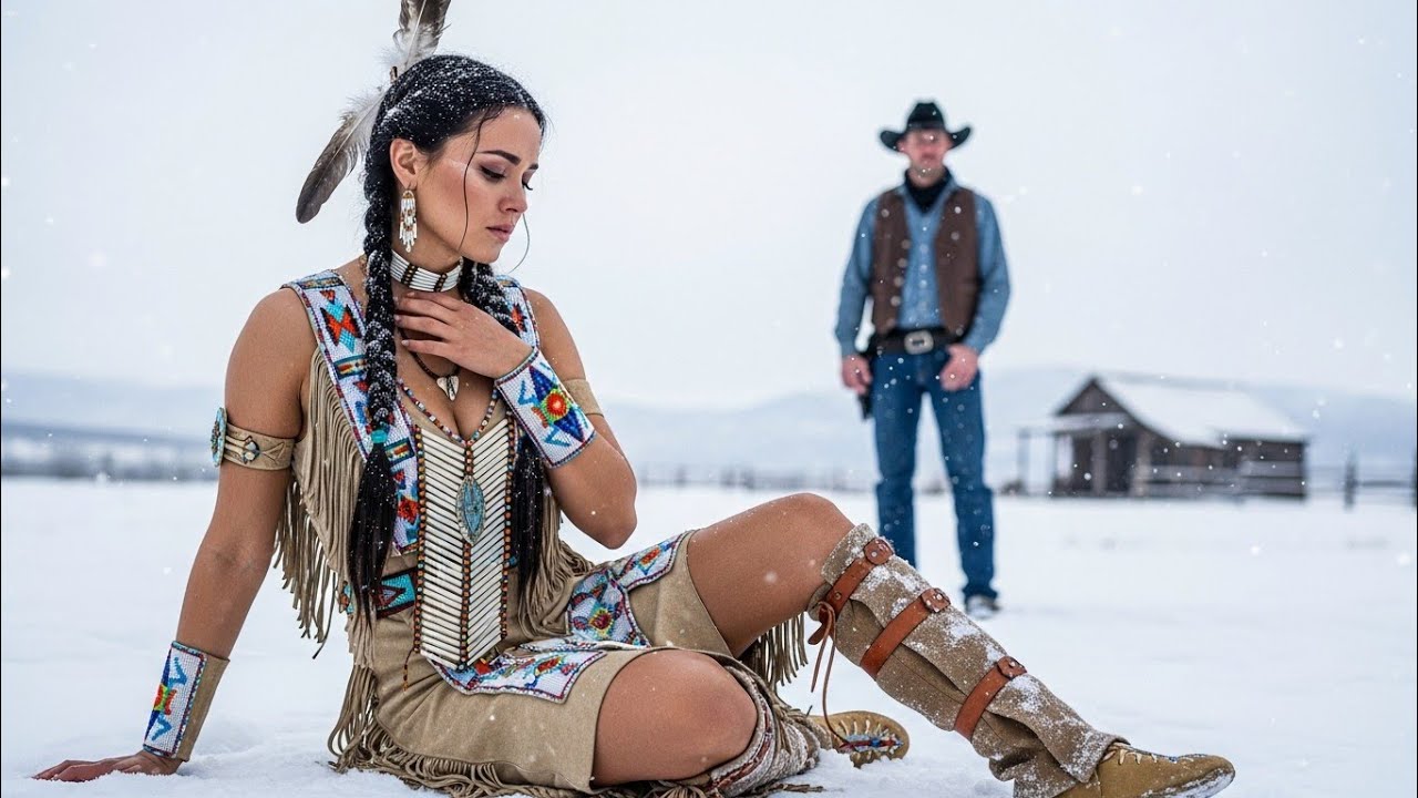 She Had Nothing But Her Body to Offer — And the Cowboy Still Let the Frozen Apache Woman In