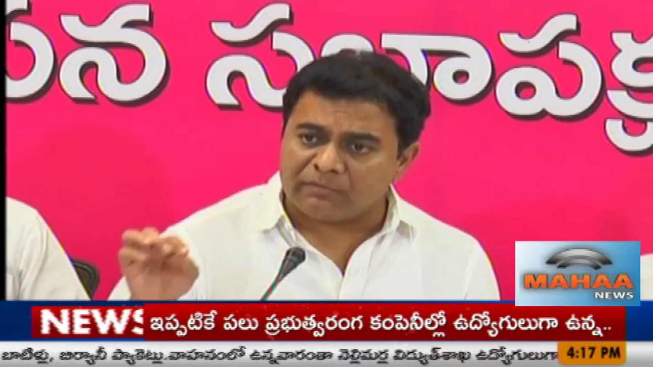 కేటీఆర్ మాటల తూటాలు | Minister KTR Serious Comments On Congress Leaders | Mahaa News