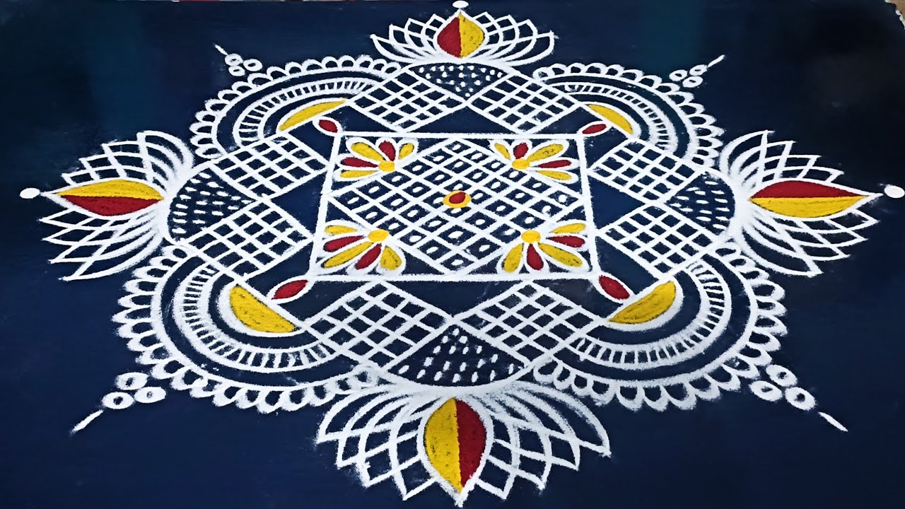 Sravana masam special rangoli designs 🌺 Beautiful Friday padi kolam designs #classyrangoli by Aruna