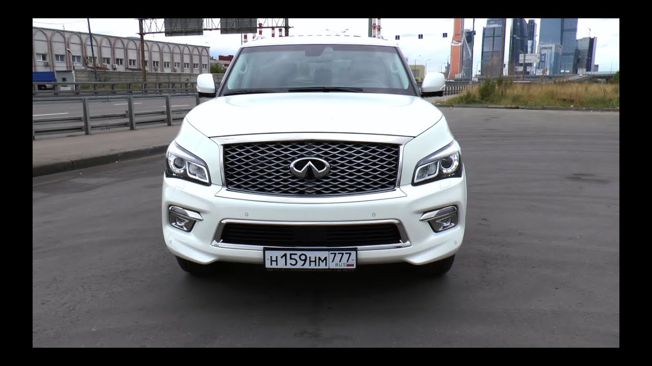 Тест драйв Infiniti QX80 2015  + разгон 0-150 (Подробный обзор)