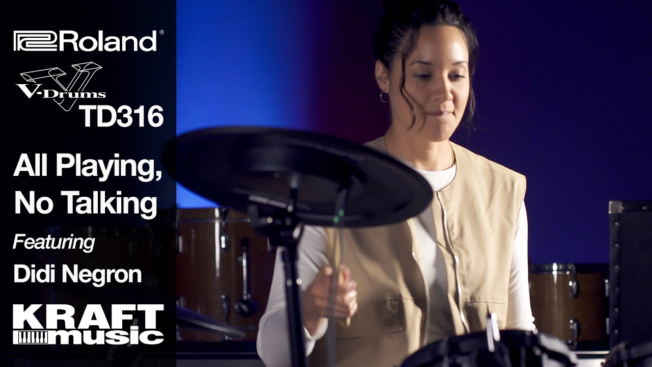Roland TD316 V Drums and V31 Module - All Playing, No talking with Didi Negron