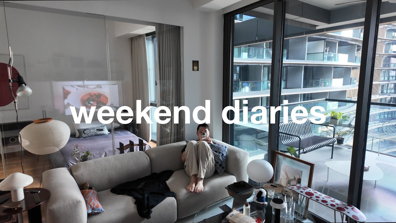 seven artek chairs for the apartment, new audio journaling routine | weekend diaries