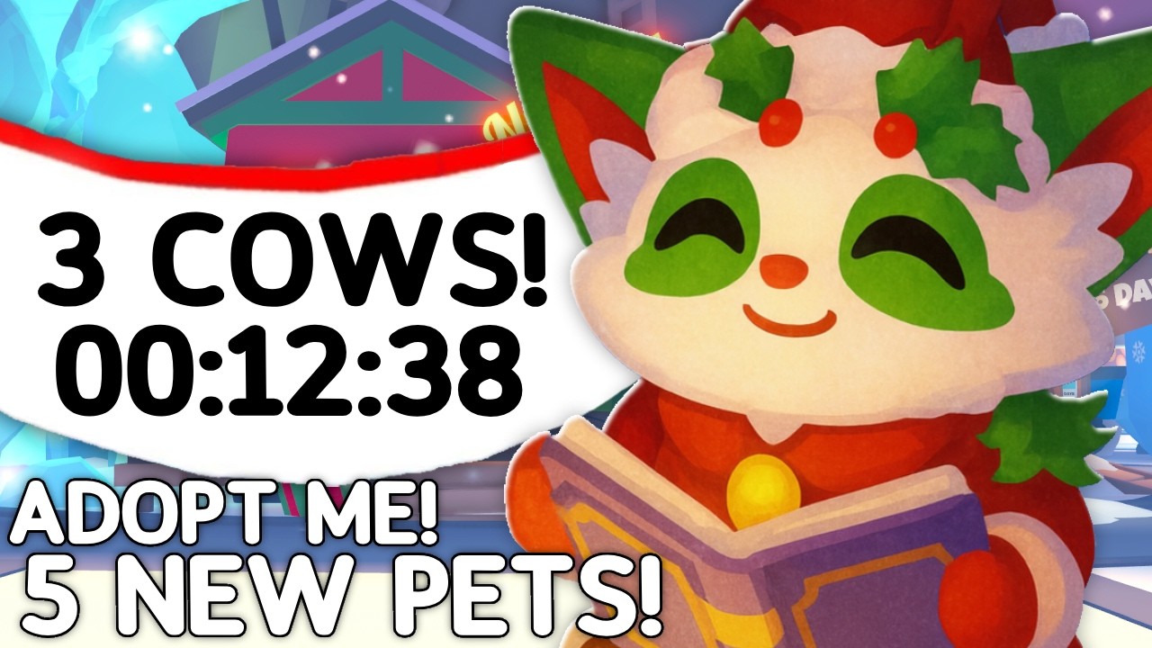 ALL 5 NEW Christmas Adopt Me Pets! Update