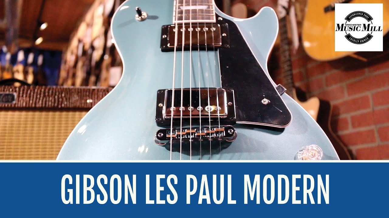 2020 Gibson Les Paul Modern - Faded Pelham Blue - DEMO