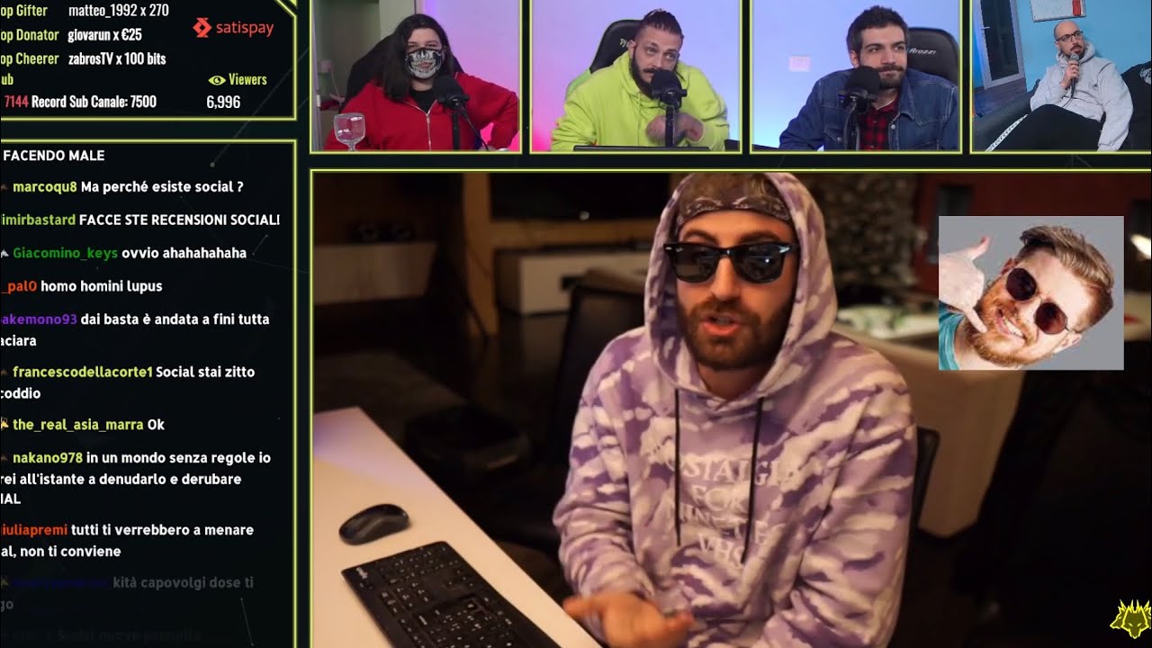 Confronto in diretta: Social Boom e Riccardo Dose sulla questione beneficenza| Cerbero Podcast #1232