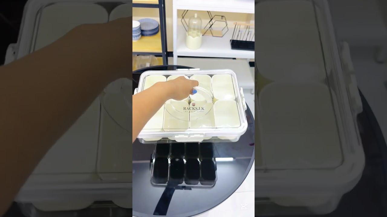 FOOD STORAGE SQ/SHAPE - 8 DIVIDER