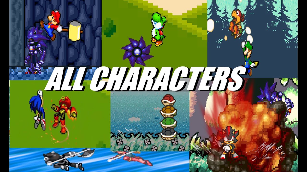 SMBZ The Game - ALL CHARACTERS IN ONE VIDEO  (Ver.1,02)