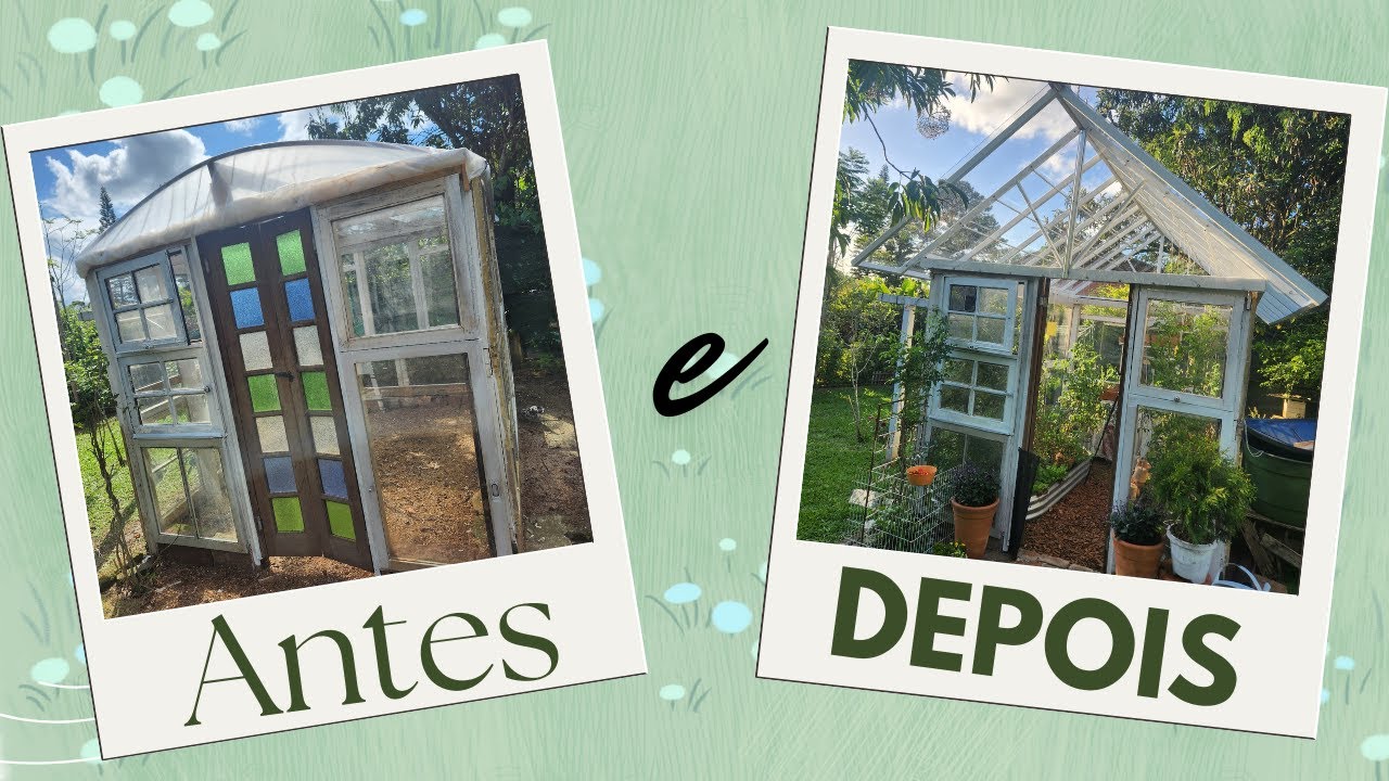 Terminei a  Estufa Estilo Vitoriana