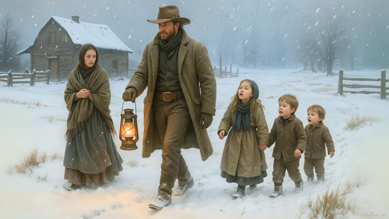 A Lonely Woodsman Shelters a Widow and Her 3 Kids — Then Something Beautiful Happens Last part