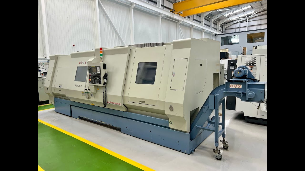 FORCE ONE TC-3523 x 2300mm CNC Slant Bed Lathe with Fanuc Series 0i-TD Control. Year 2012