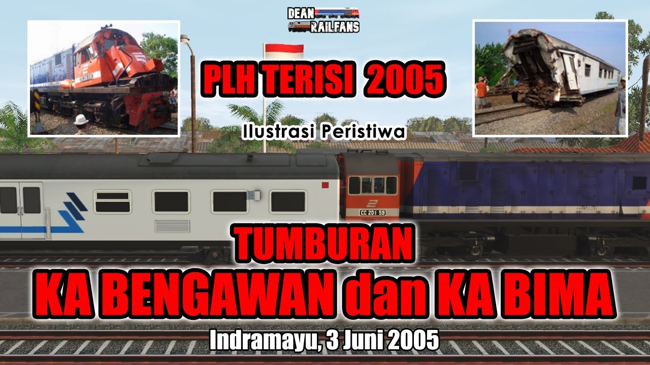 PLH STASIUN TERISI 2005  - TUMBURAN KA BENGAWAN DAN KA BIMA | Train Simulator