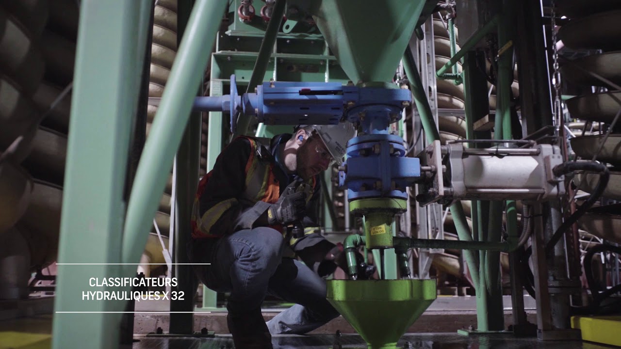 Minerai de fer Québec / installations du Lac Bloom