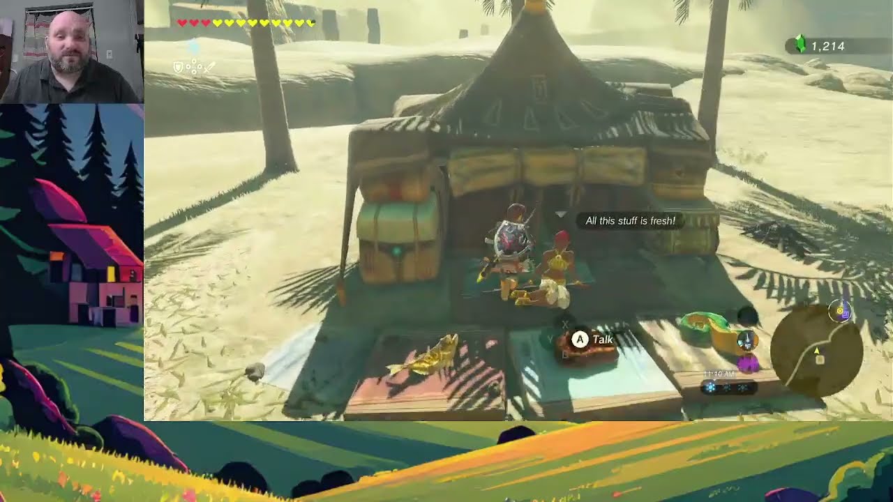 Zelda Breath of the Wild (Day 6 Part 3) Desert Trek to find the Gerudo