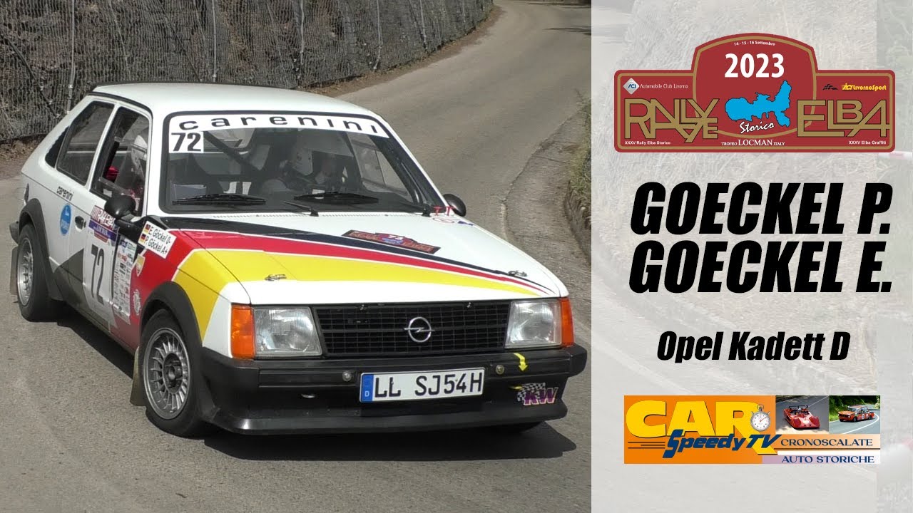 Rally Elba Storico 2023 || Peter Goeckel - Elke Goeckel || Opel Kadett D