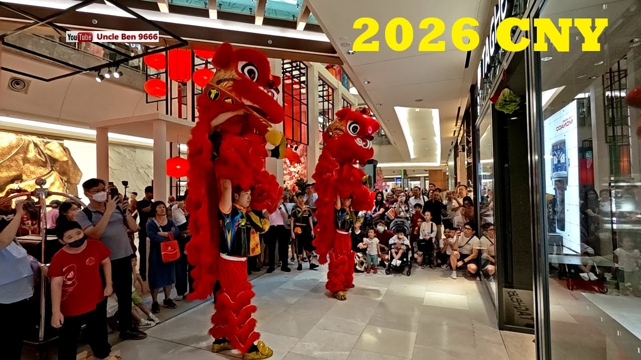 2026 CNY Traditional Lion Dance Performance #TAGHeuer #thegardensmallmy #甲洞弘德體育會