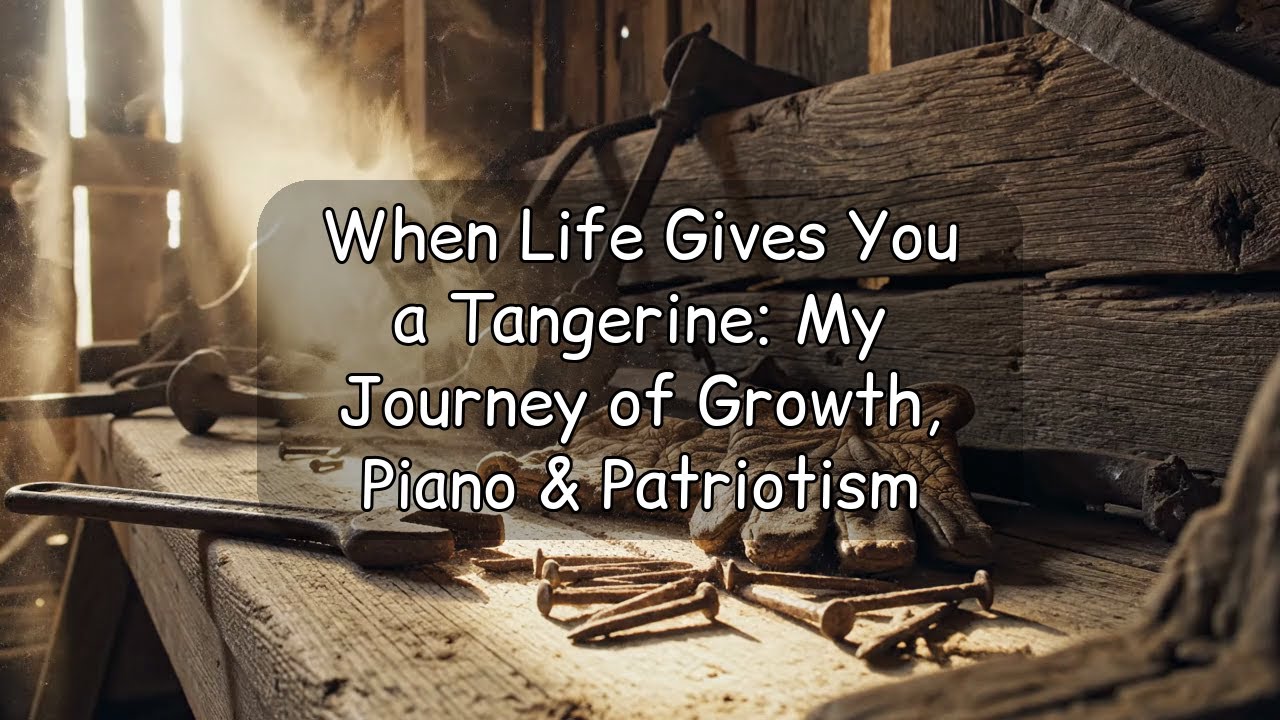 When Life Gives You a Tangerine: My Journey of Growth, Piano & Patriotism