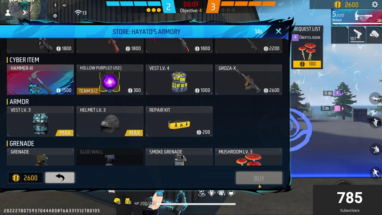 New Grandmaster Top 1 Push V Badge Lobby ❤ FF LIVE ✌