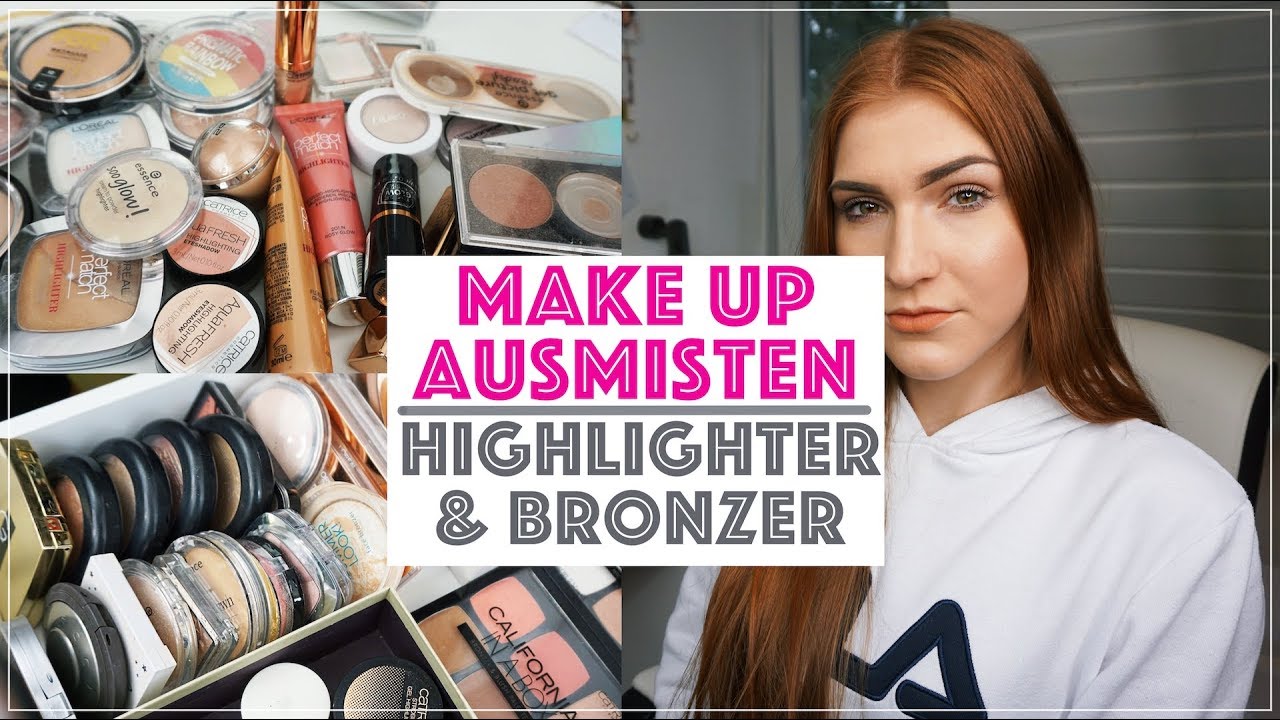 ZU VIEL MAKE UP❗️😱 HIGHLIGHTER & BRONZER AUSSORTIEREN/ SCHMINKE AUSMISTEN