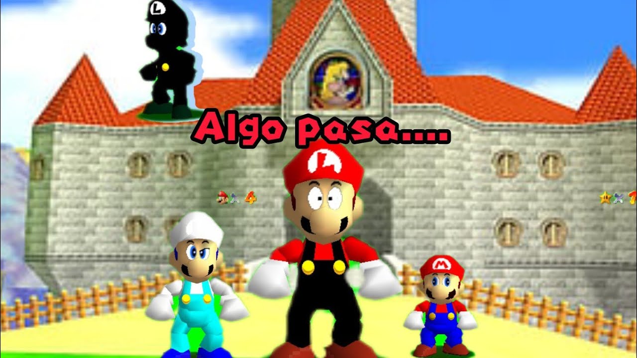 Bloopers #mario64 algo pasa 