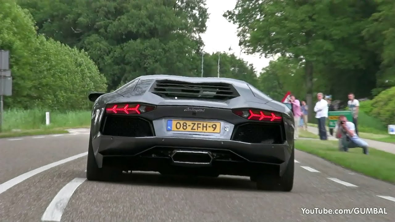 Supercars Accelerating: Aventador LP700-4, ADV.1 F430, LP670-4 SV, 430 Scuderia