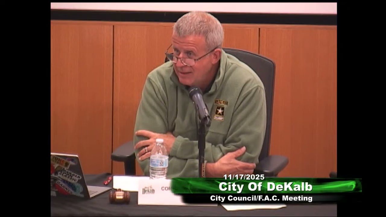 City Council/FAC Meeting for November 17th, 2025