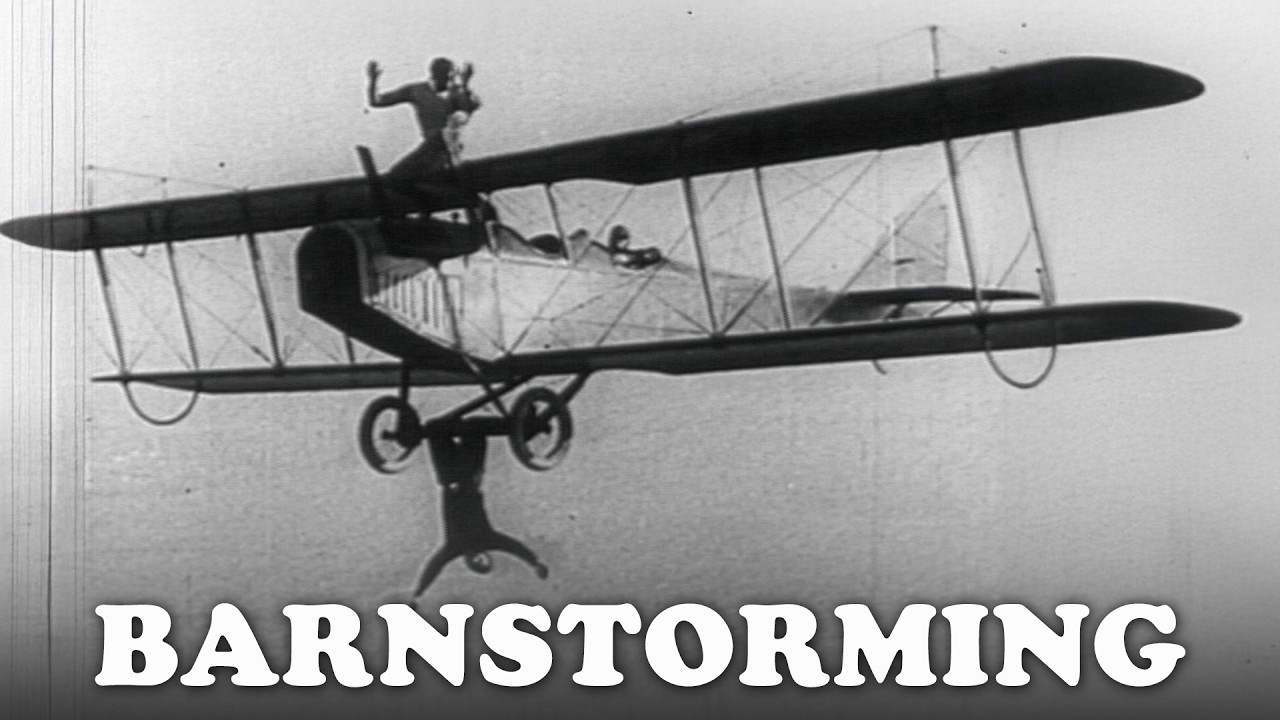 1920s Barnstorming Stock Footage: Wing Walkers & Stunts