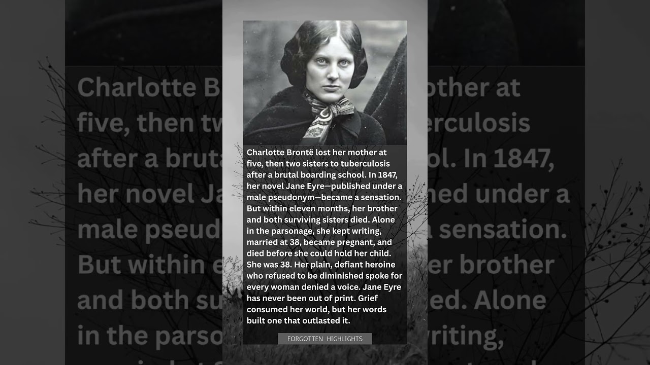 She Buried Her Family in 11 Months, Then Died at 38.&nbsp;Jane Eyre&nbsp;Made Her Immortal.