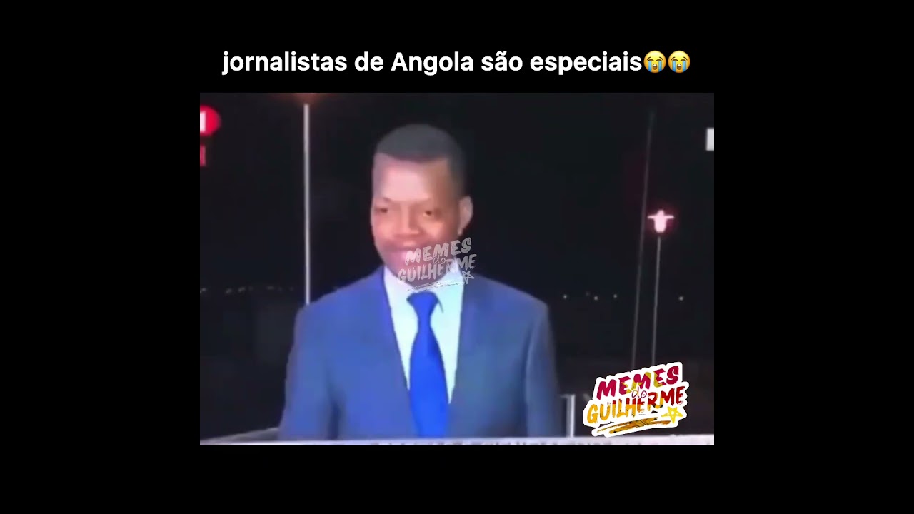 Jornalistas de Angola s&atilde;o especiais 😂 #viralvideo #memes #angolano #angola