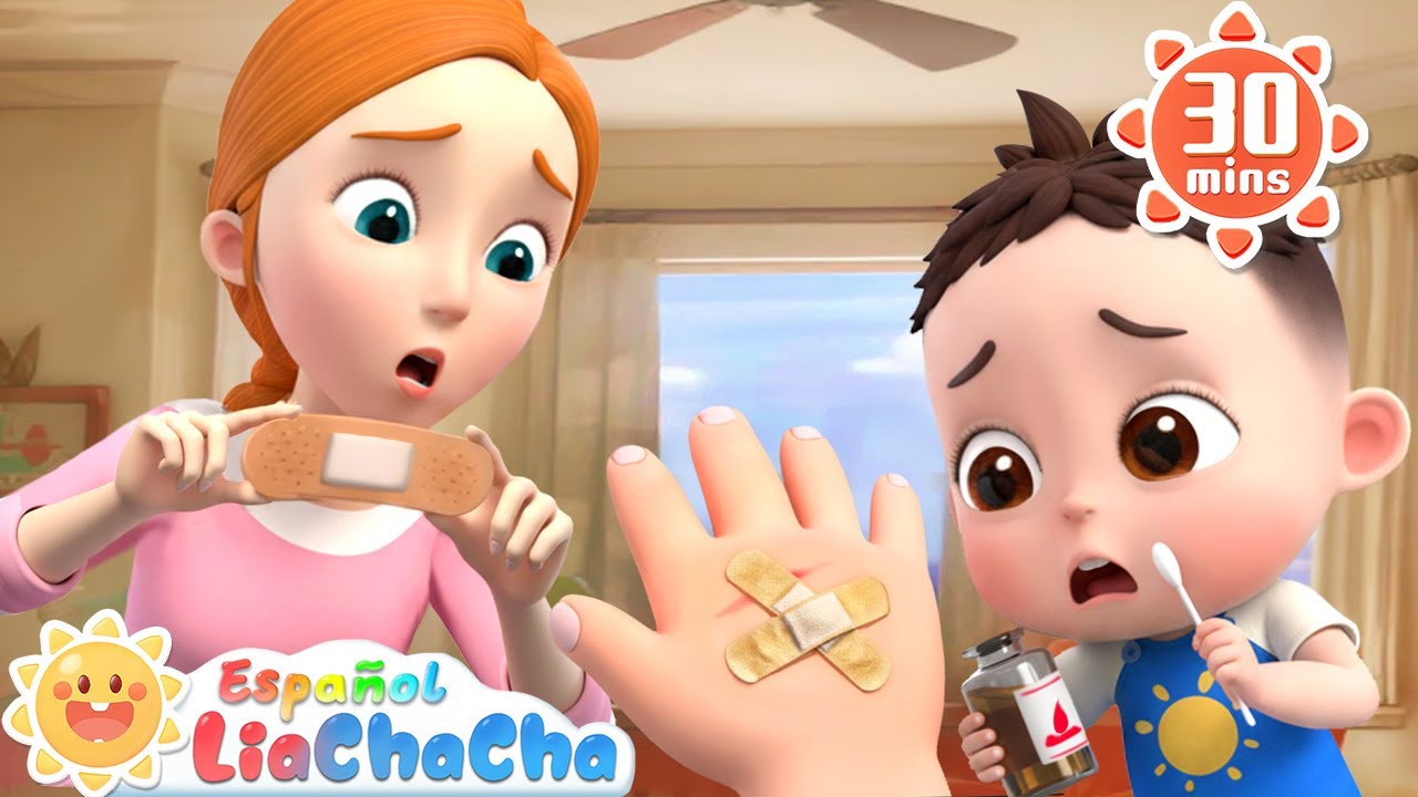 La Canción de la Herida | Boo Boo Song | LiaChaCha en Español - Canciones Infantiles