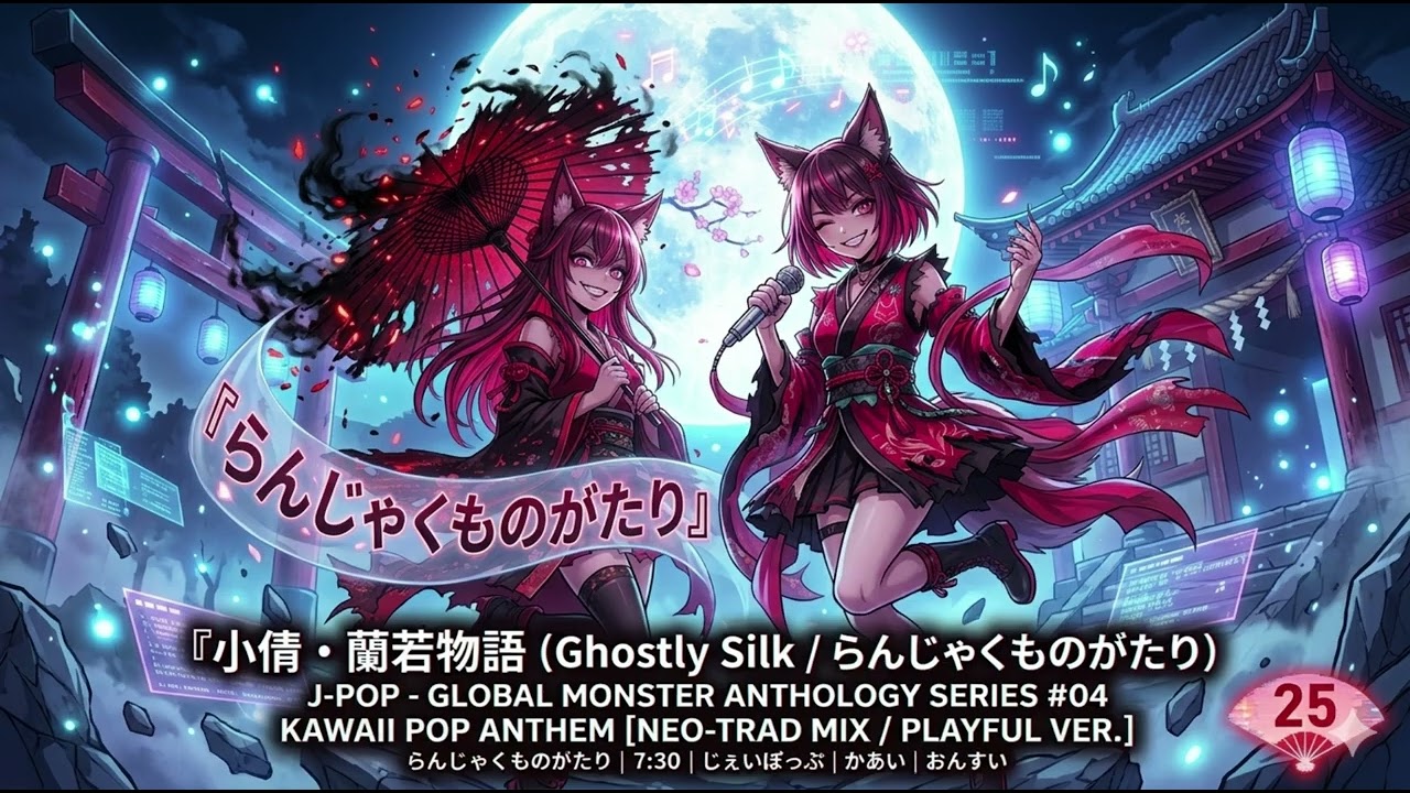 小倩 · 蘭若物語 (Ghostly Silk) | Global Monster Anthology #04 | Neo-Trad J-Pop Anthem #jpop #music