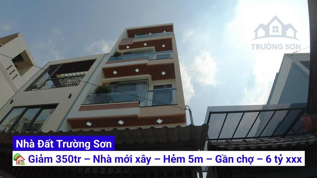 💥 Giảm 350tr 🏡 Nhà Mới Xây – Ngang 4,1m dài 12,5m – Trệt Lửng 3 Lầu – Hẻm 5m – Gần Chợ Bình Long