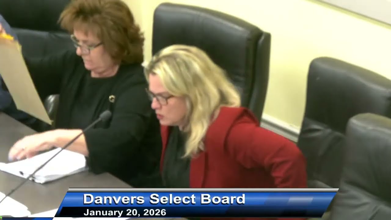 Danvers Select Board Meeting - 1/20/26