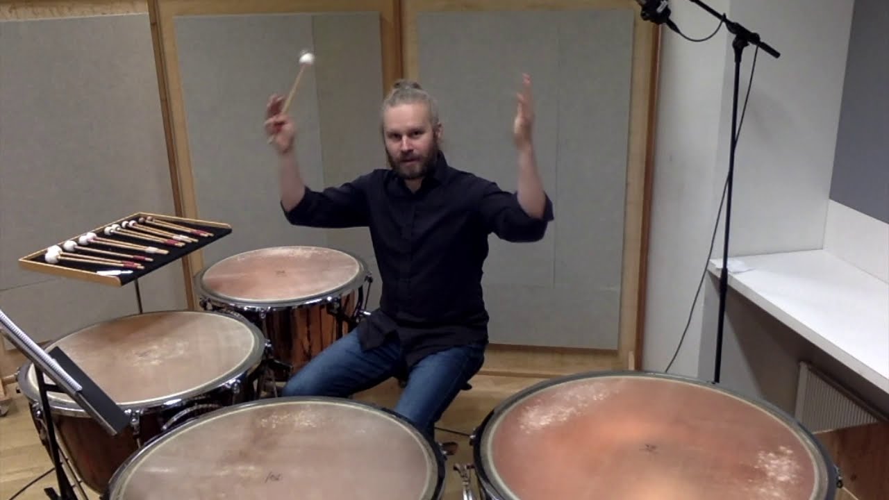 Learn timpani basics&Sibelius Finlandia - PASIC2020 Samuli Viitanen timpani masterclass presentation