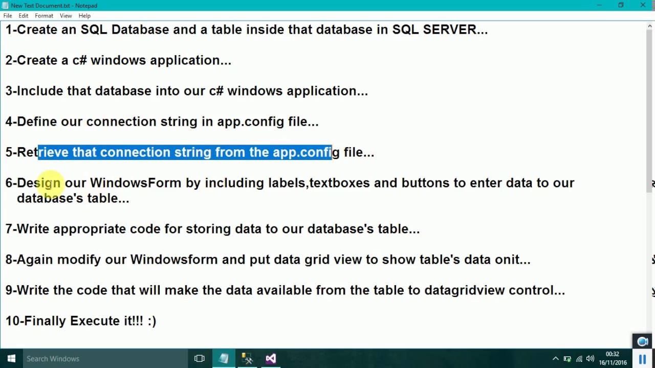 How to Insert Data in Database and Display it in GridView