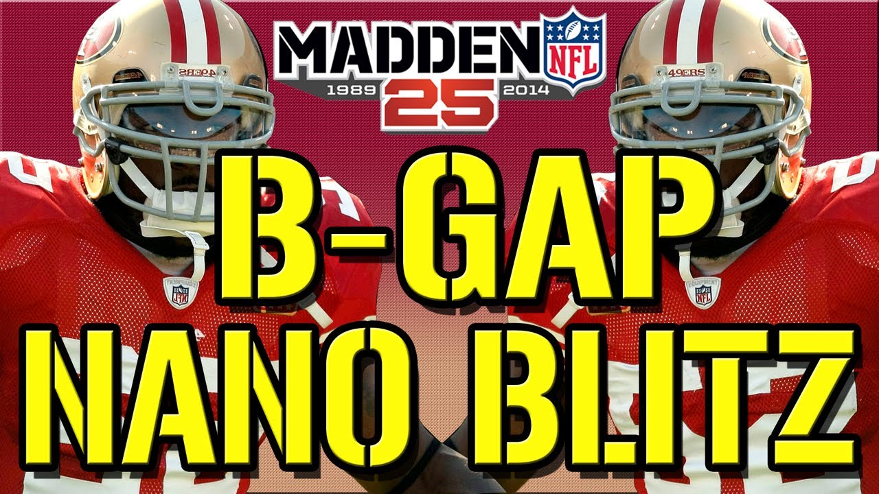 Madden NFL 25 Tips Double Edge B-Gap Nano Blitz & QUICK PRESSURE!