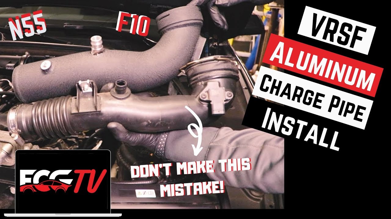 BMW F10 N55 Aluminum Charge Pipe Install
