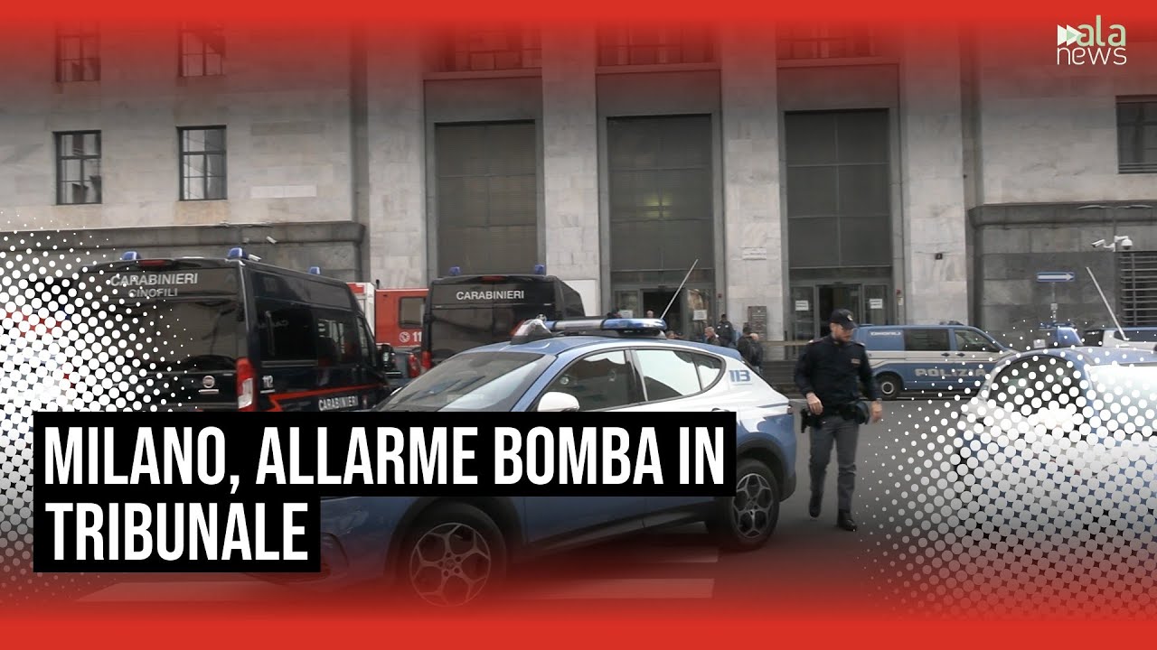 Milano, allarme bomba in Tribunale: sospese le udienze ed evacuato l'edificio