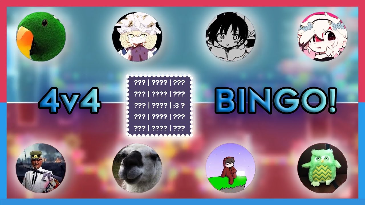 4v4 Hard List Bingo! (ft. Parrot, issy & more) - Celeste