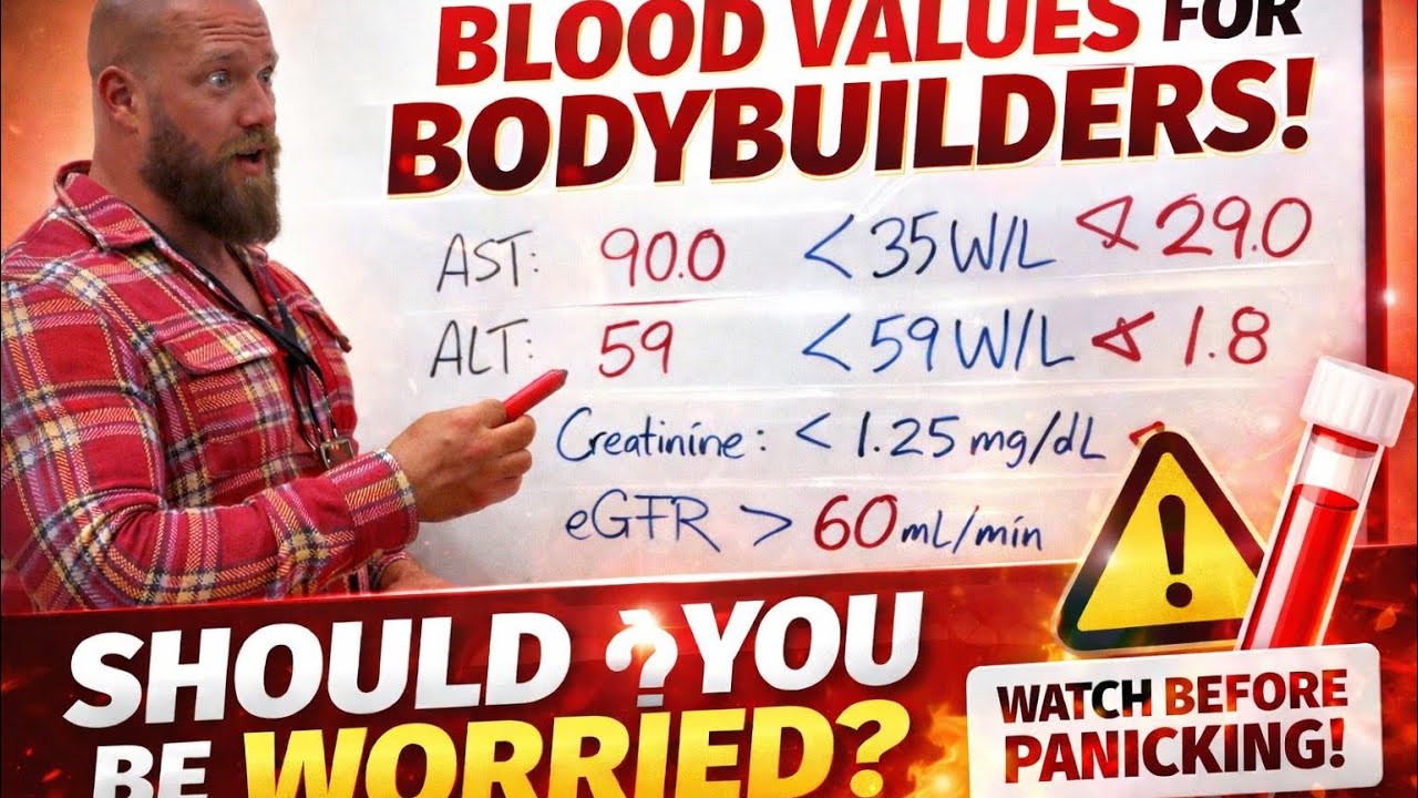 Bodybuilder Bloodwork Secrets: Why Elevated AST, ALT, and Creatinine Don’t Mean Poor Organ Health!