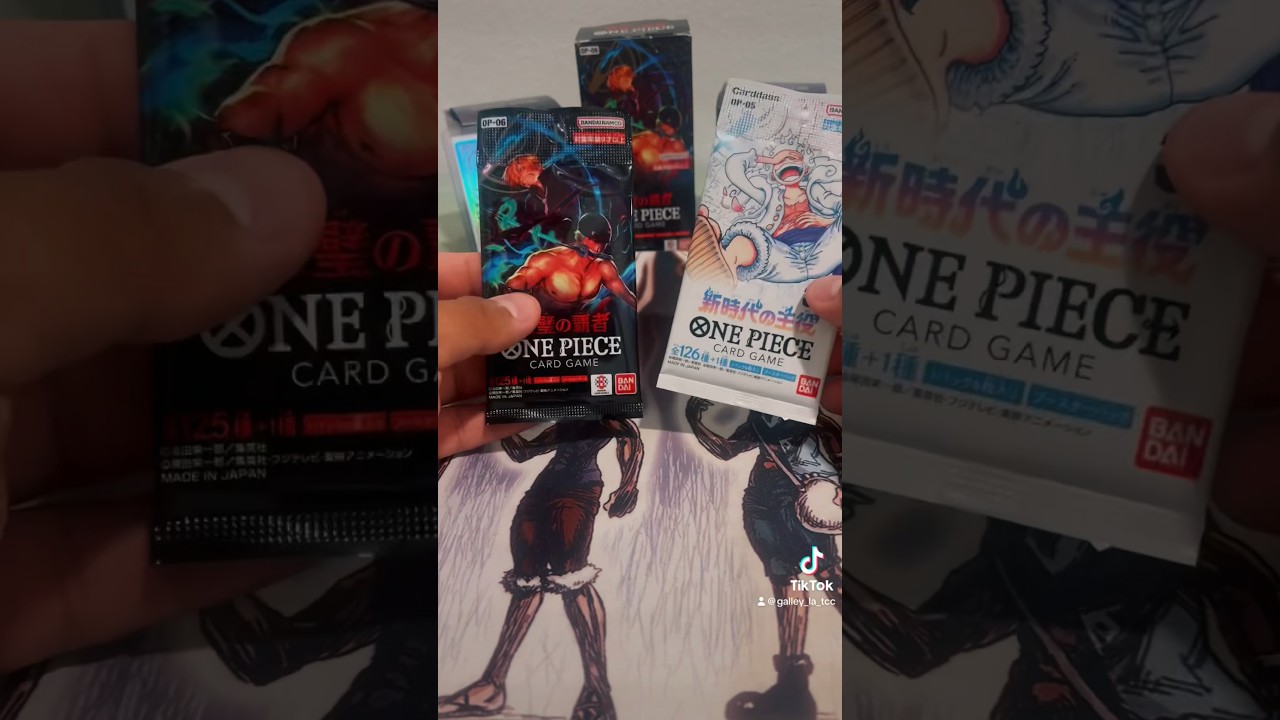 Op06 vs Op05 Heat 🔥 #onepiece #packbattle #mangarare #gear5 #tcg #luffy #zoro #anime #op05 #op06