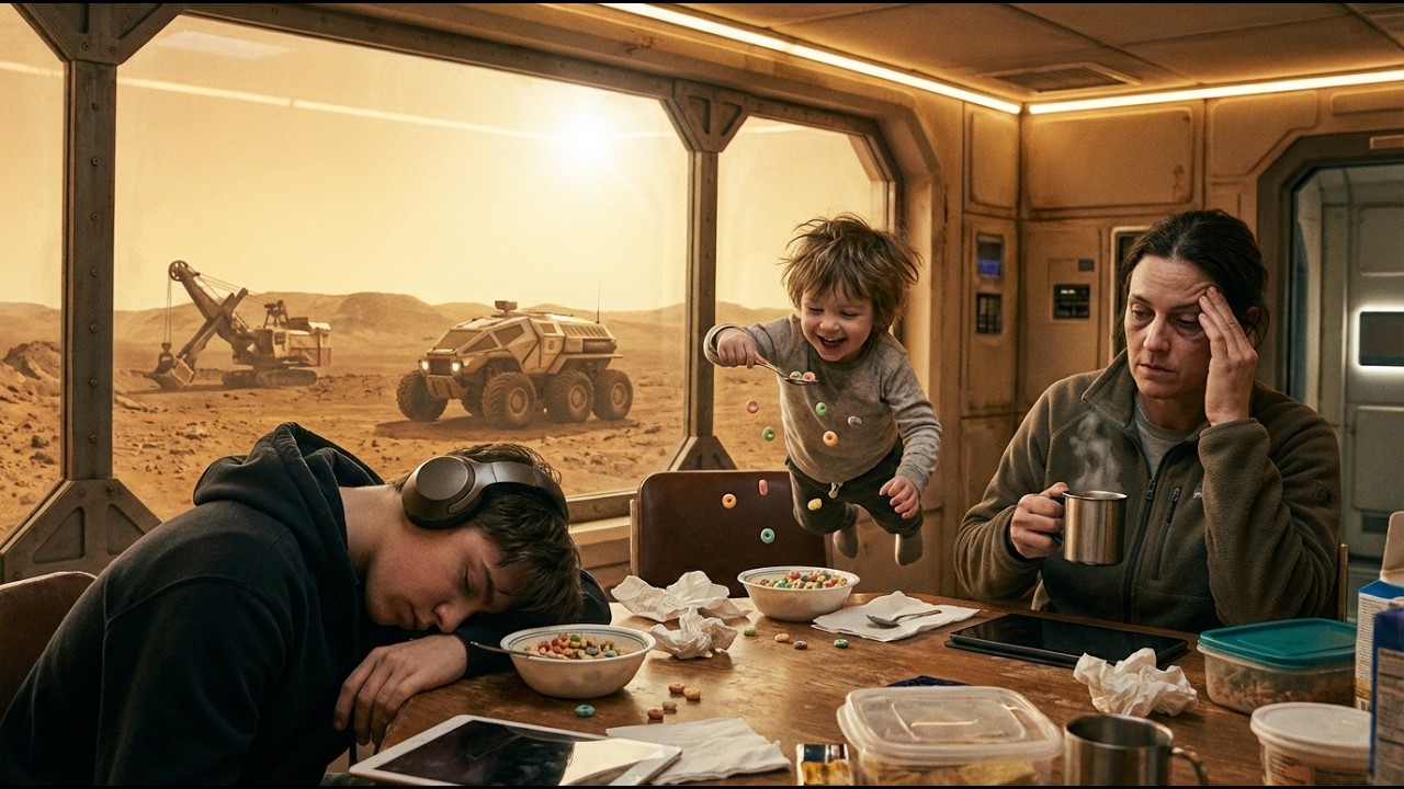 What If You Took Your Kids to School on Mars | Filme 4K AI