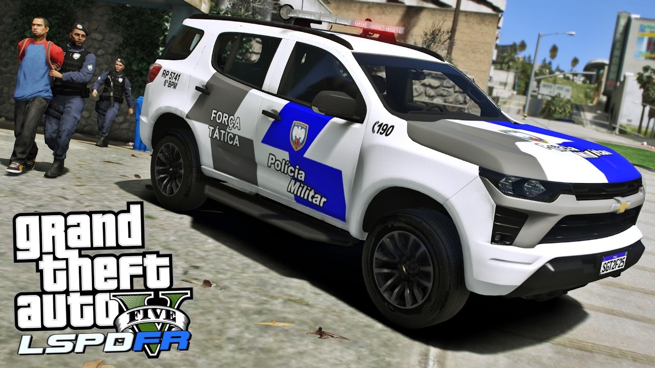 GTA V PMES - FORÇA TÁTICA CAPTURA SUSPEITO APÓS TENTATIVA DE ASSALTO FRUSTRADA | GM TRAILBLAZER 2025