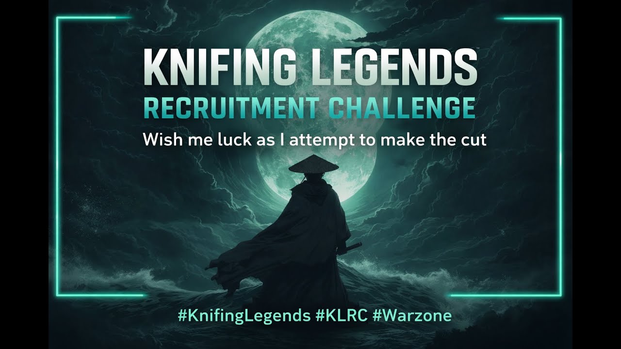 🗡️ Knifing Legends Recruitment Challenge | Wish Me Luck… I’m Going for the Cut 🌕🔥