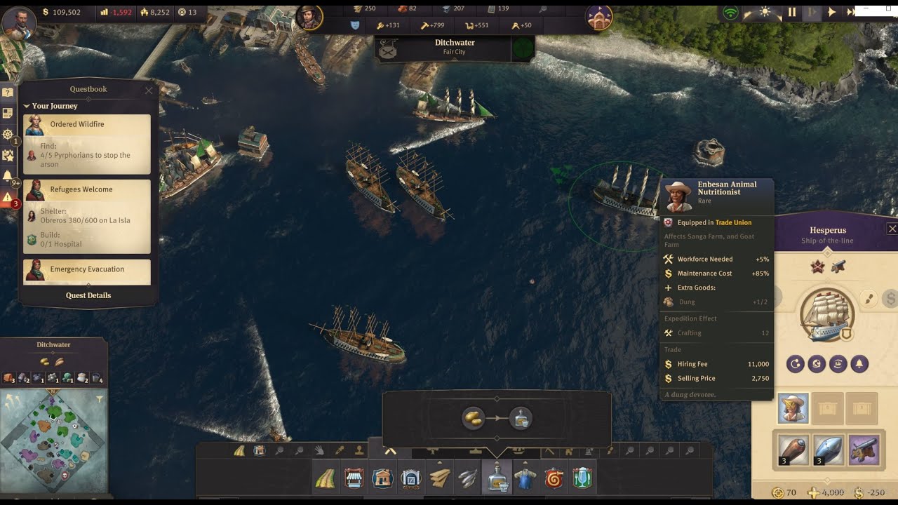 Anno 1800: We build a fleet and make progress towards Enbesa (Very Hard Campaign Episode 7)