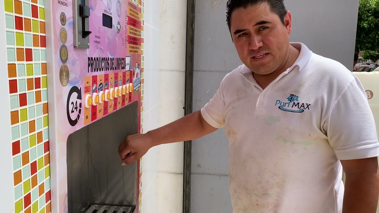 Maquina Despachadora de Productos de limpieza (dispensadora de productos de limpieza)
