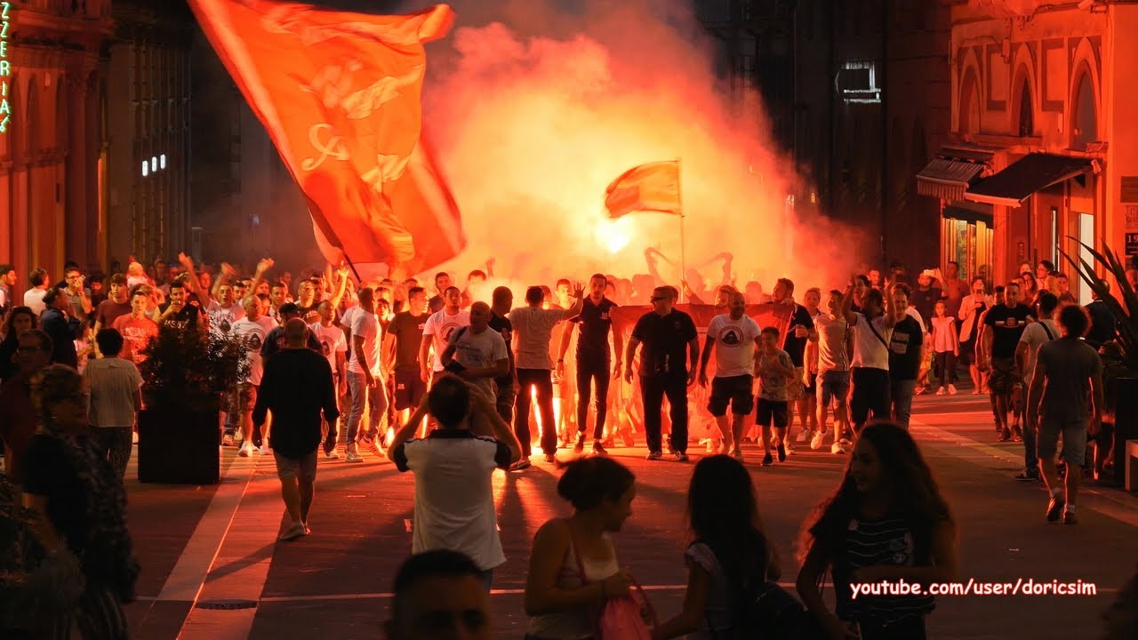 Corteo Curva Nord Ancona 15/09/2018