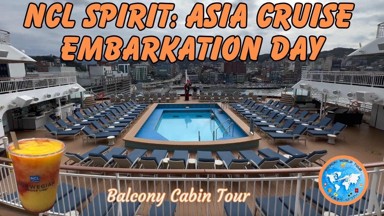 NCL Spirit Embarkation Day in Keelung, Taiwan | Headed to Hong Kong, Vietnam, Thailand, & S  4K