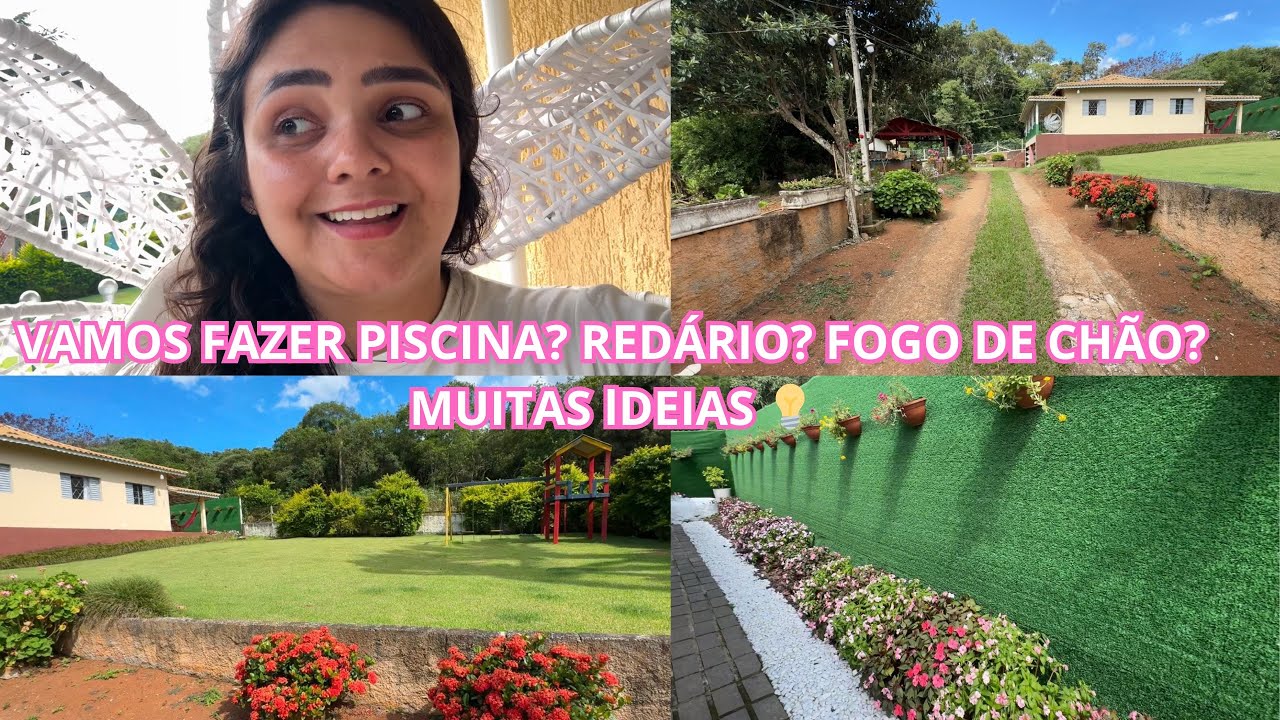 TOUR PELA ÁREA EXTERNA DO SÍTIO! VÁRIAS IDEIAS PARA FAZER AQUI!